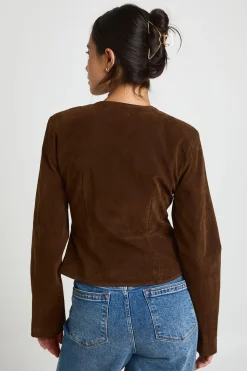 Blazer Peplum en Synthétique