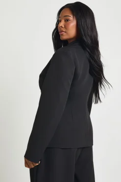 boohoo Blazer peplum taille grande à taille cintrée<Femme Tailleurs|Blazers