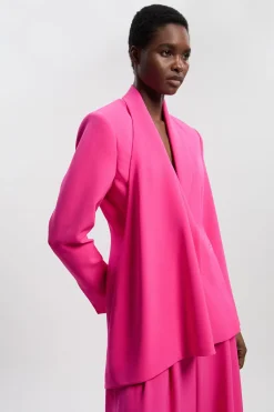 KarenMillen Blazer Petite Cintré Doux À Simple Boutonnage<Femme Tailleurs|Blazers