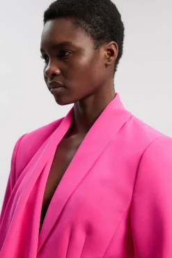 KarenMillen Blazer Petite Cintré Doux À Simple Boutonnage<Femme Tailleurs|Blazers