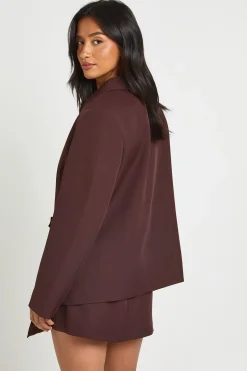 boohoo Blazer Petite Cintré Simple Boutonnage Avec Finitions Dorées<Femme Tailleurs|Blazers