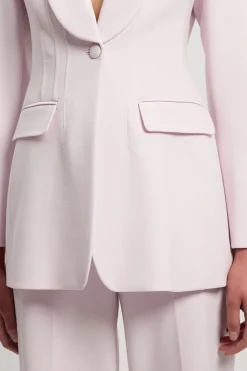 KarenMillen Blazer Petite Cintré Stretch Compact À Simple Boutonnage<Femme Tailleurs|Blazers
