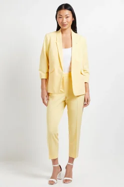 Blazer Petite À Manches Froncées
