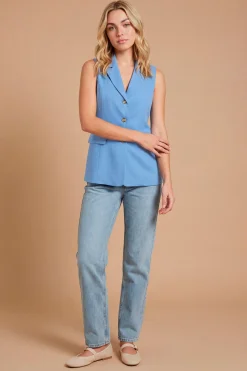 Blazer Sans Manches Petite Avec Détail De Poches