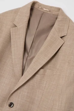 Burton Blazer Slim Fit Texturé à Poches Plaquées<Homme Costumes Et Tenues Formelles