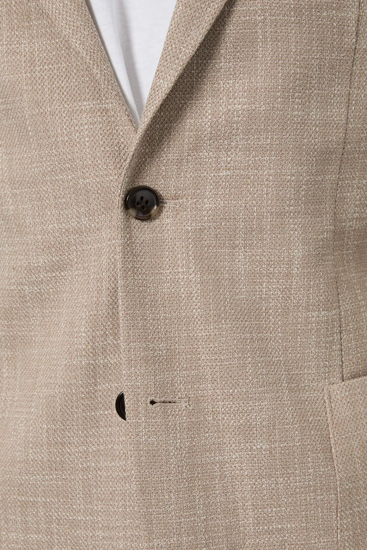 Burton Blazer Slim Fit Texturé à Poches Plaquées<Homme Costumes Et Tenues Formelles