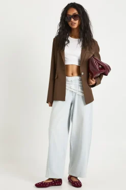Blazer surdimensionné ajusté