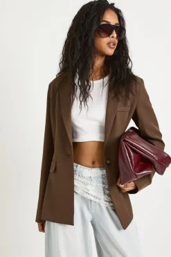 Blazer surdimensionné ajusté