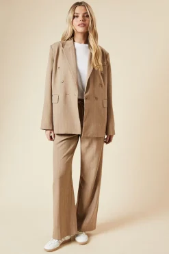 Dorothy Perkins Blazer Surdimensionné à Rayures Double Boutonnage<Femme Tailleurs|Blazers
