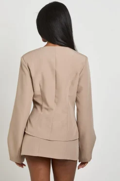 boohoo Blazer Taille Cintrée À Manches Cocon<Femme Tailleurs|Blazers