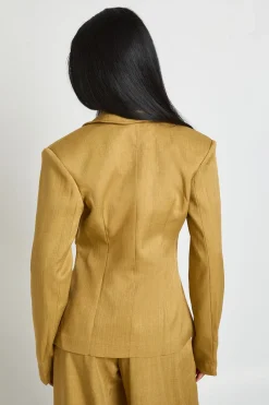 boohoo Blazer Taille Froncée Cintrée<Femme Blazers|Vestes & Manteaux