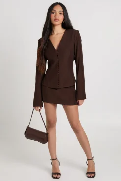 Blazer Tailleur Cintré à la Taille