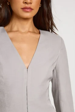 boohoo Blazer Tall Ajusté À Manches Ballon Et Taille Cintrée<Femme Tailleurs|Tons Neutres