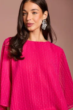 Wallis Blouse Asymétrique Ornée De Strass Thermocollants<Femme Tops