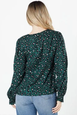 Dorothy Perkins Blouse à Manches Longues Imprimé Animal<Femme Tops D’Automne|Tops