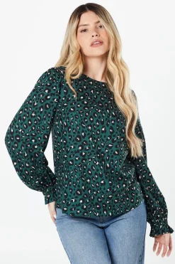 Dorothy Perkins Blouse à Manches Longues Imprimé Animal<Femme Tops D’Automne|Tops