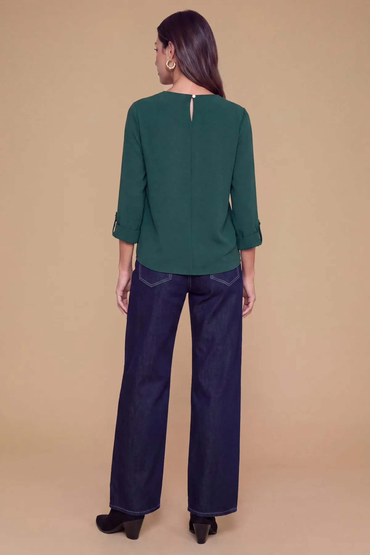 Dorothy Perkins Blouse à Manches 3/4 Retroussables<Femme Tops D’Automne|Tops