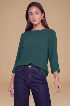 Dorothy Perkins Blouse à Manches 3/4 Retroussables<Femme Tops D’Automne|Tops