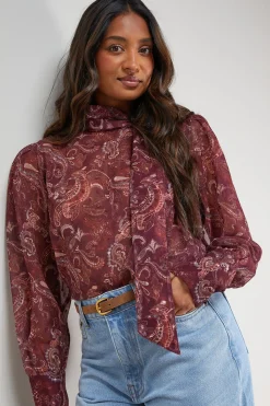 Oasis Blouse à Nœud Lavallière<Femme Tops D’Automne|Tops
