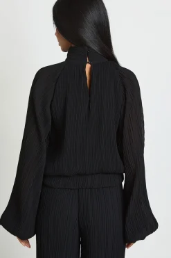 boohoo Blouse Plissée À Manches Chauve-souris<Femme Tops