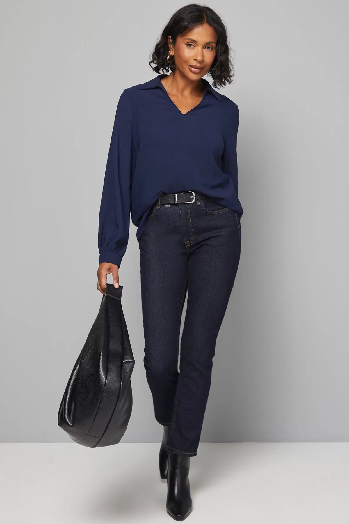 Wallis Blouse Tissée à Col<Femme Tops D’Automne|Tops
