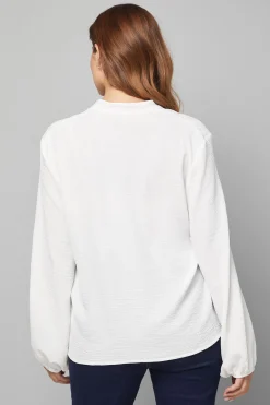 Wallis Blouse Tissée Sans Col<Femme Tops D’Automne|Tops