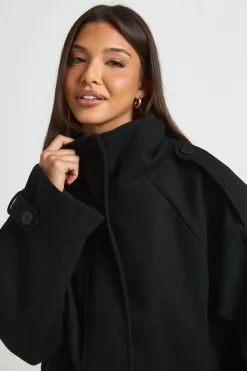 boohoo Blouson Aviateur Col Cheminée Avec Détail Ceinture<Femme Vestes & Manteaux