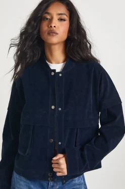 Blouson Aviateur en Daim Ample