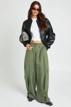 boohoo Blouson Aviateur En Synthétique<Femme Vestes & Manteaux|Bombers