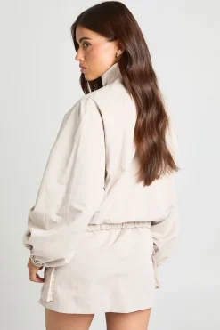 Blouson Bomber À Col Cheminée