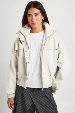 boohoo Blouson Bomber À Col Cheminée<Femme Vestes & Manteaux|Bombers