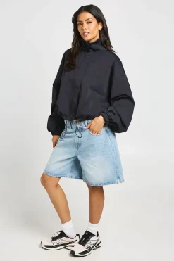 Blouson Bomber À Col Cheminée