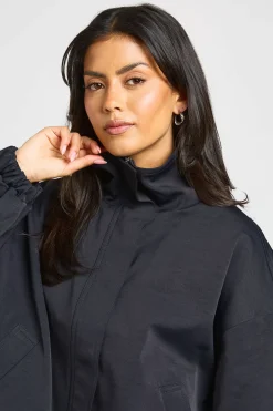 Blouson Bomber À Col Cheminée
