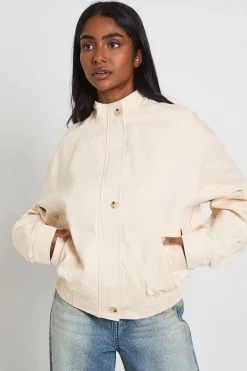 Blouson Bomber Col Montant Utilitaire