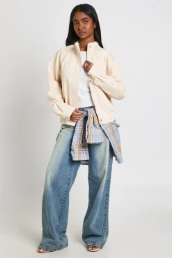 Blouson Bomber Col Montant Utilitaire