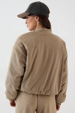 DSGN Studio Blouson Bomber en synthétique Matelassé avec Fermeture Éclair<Femme Dsgn Studio|Vestes & Manteaux