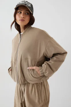 DSGN Studio Blouson Bomber en synthétique Matelassé avec Fermeture Éclair<Femme Dsgn Studio|Vestes & Manteaux