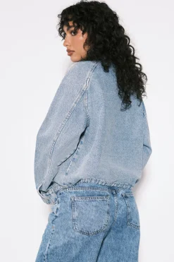 Blouson Bomber En Denim