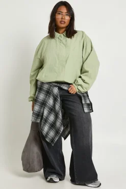 boohoo Blouson Bomber Oversize Grande Taille<Femme Vestes & Manteaux|Bombers