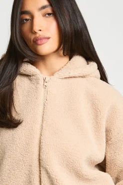 Blouson Bomber Teddy À Casynthétiqueche