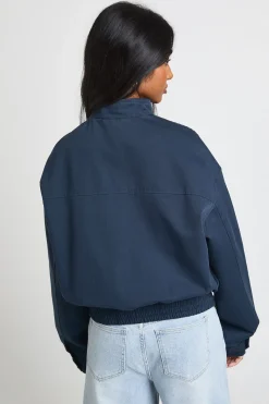 Blouson Bomber Utilitaire Col Montant