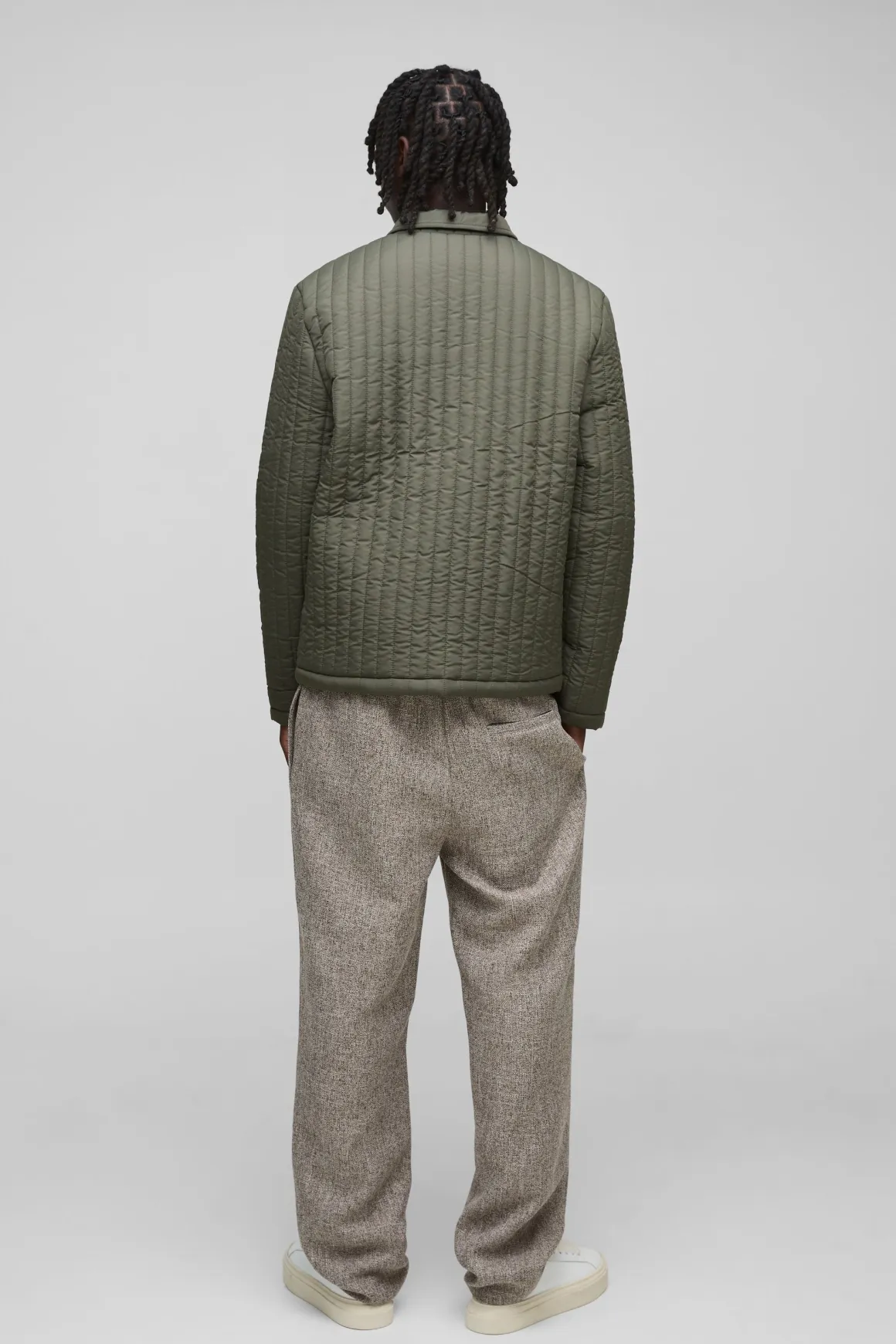 Blouson Harrington Quilté Appliqué Regular Fit