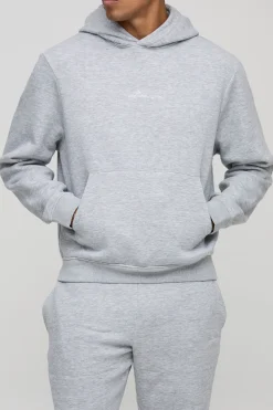 boohooMAN BM Signature Boxy Hooded Tracksuit<Homme Survêtements