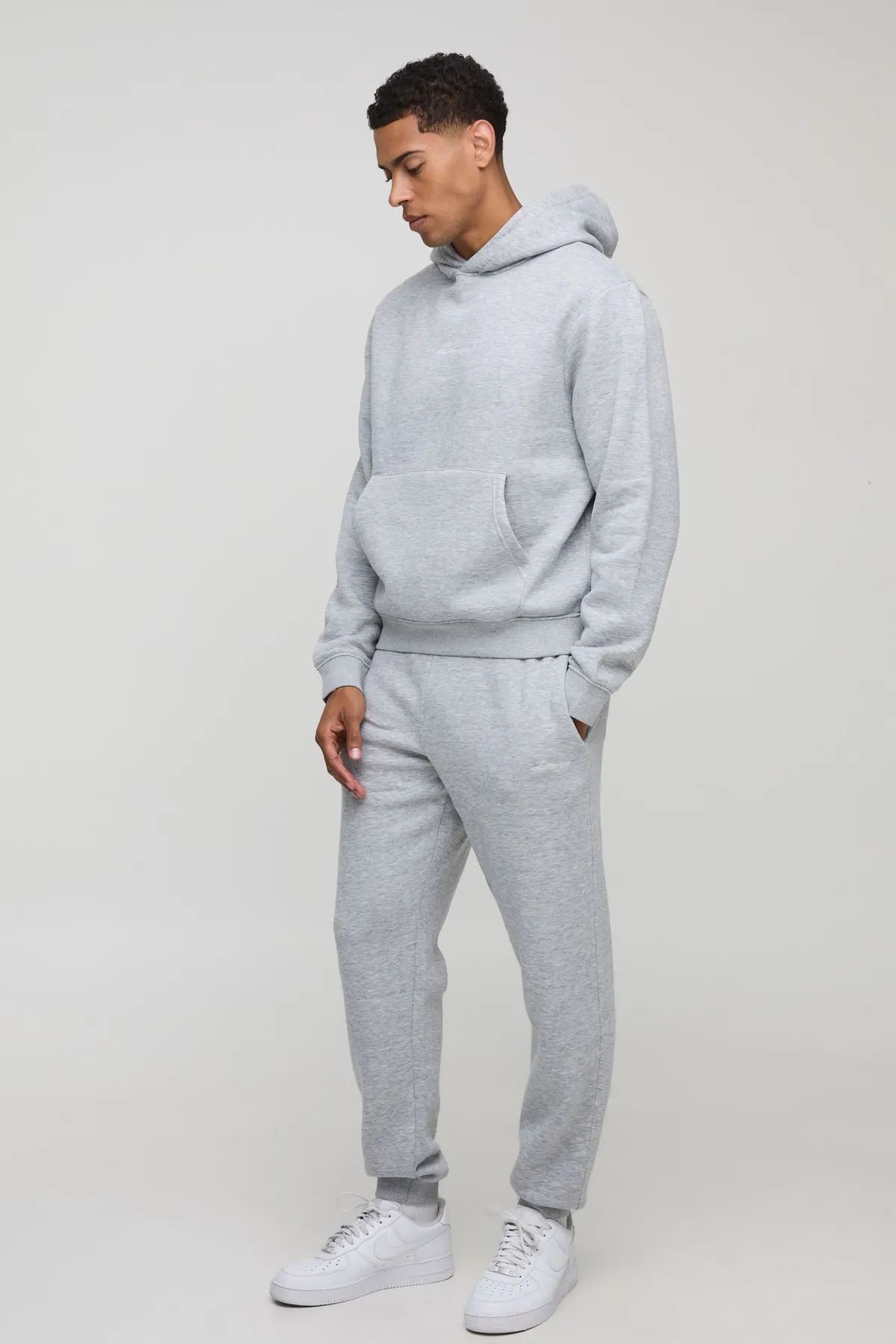 boohooMAN BM Signature Boxy Hooded Tracksuit<Homme Survêtements