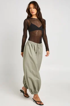 Body Basique Tall En Mesh À Manches Longues