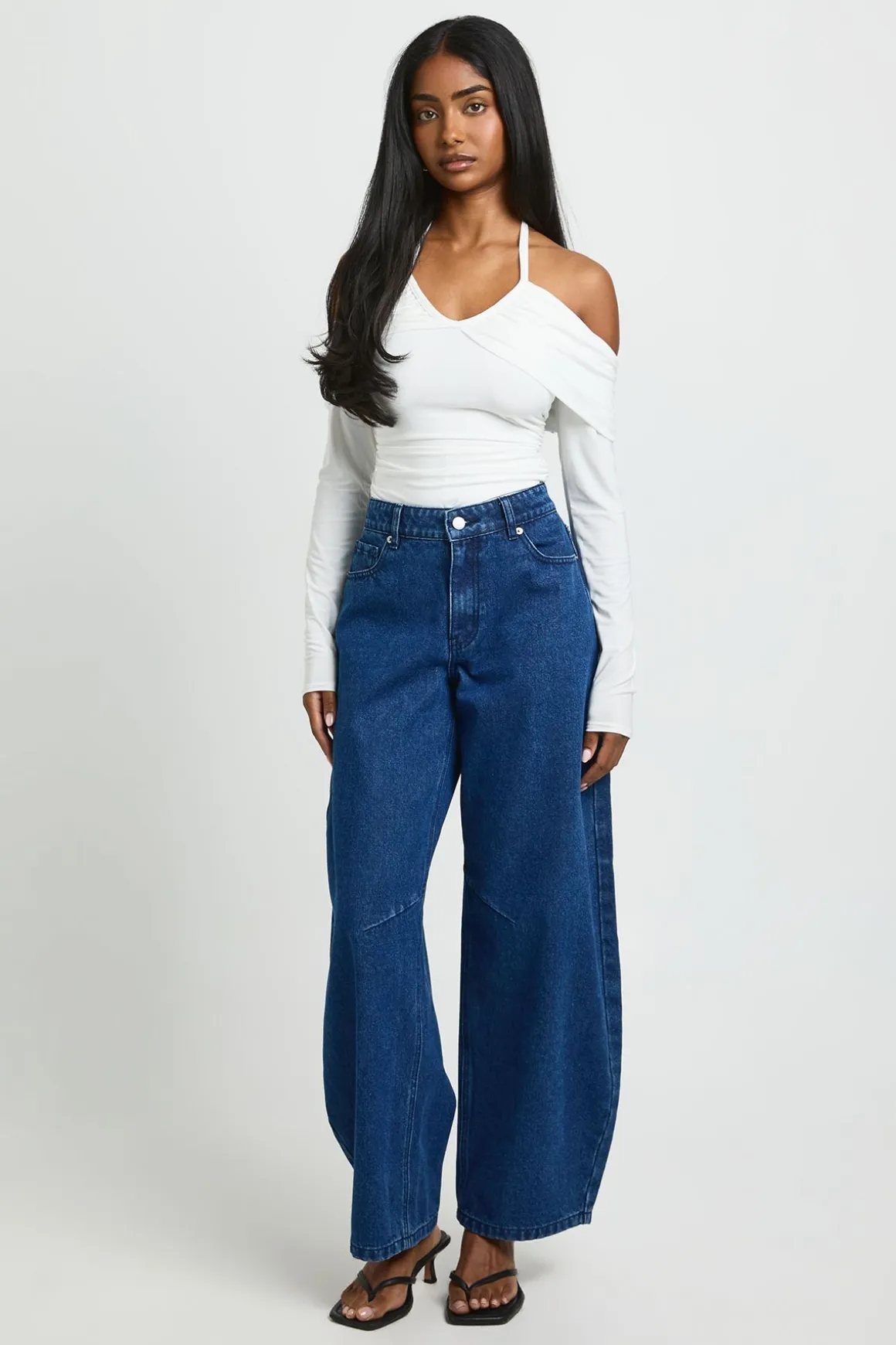 Body À Col Halter Et Épaules Dénudées