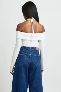 Body À Col Halter Et Épaules Dénudées