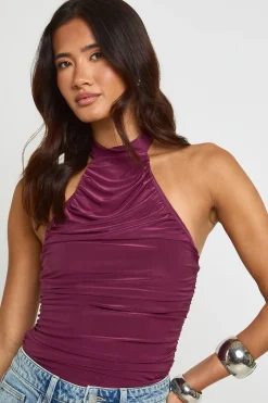 Body Col Montant Froncé