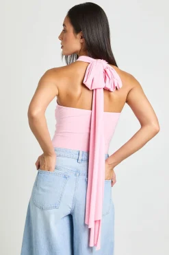 Body Dos Nu À Détails De Coutures Et Col Licou