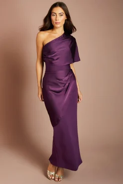 Body Drapé Asymétrique À Une Épaule